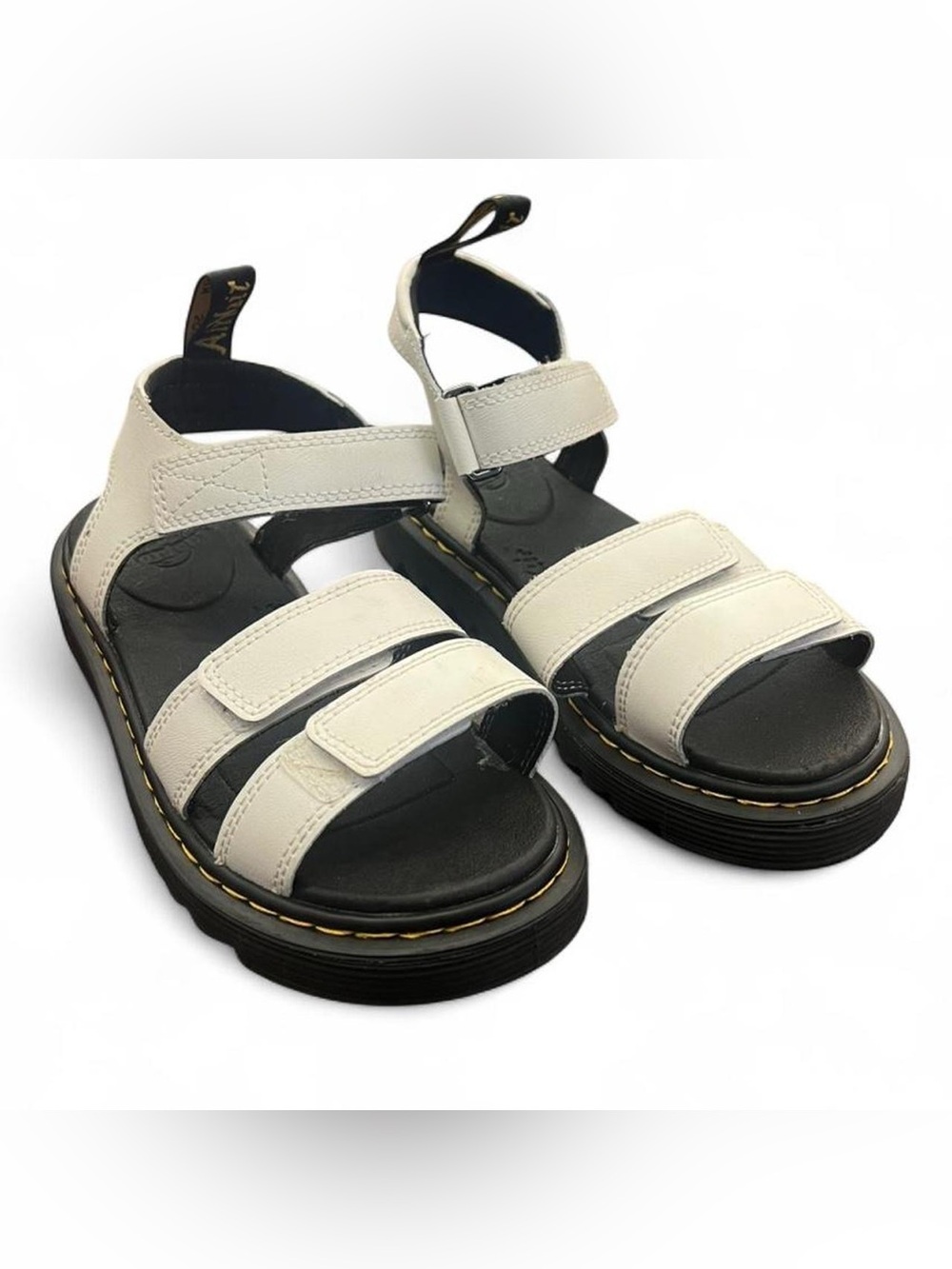 Womens Dr Martens Klaire J Leather White sandals size 5